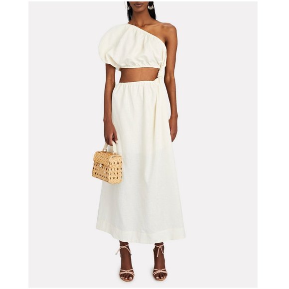 🥭 FARM Rio One-Shoulder Cutout Maxi Dress - Picture 6 of 13